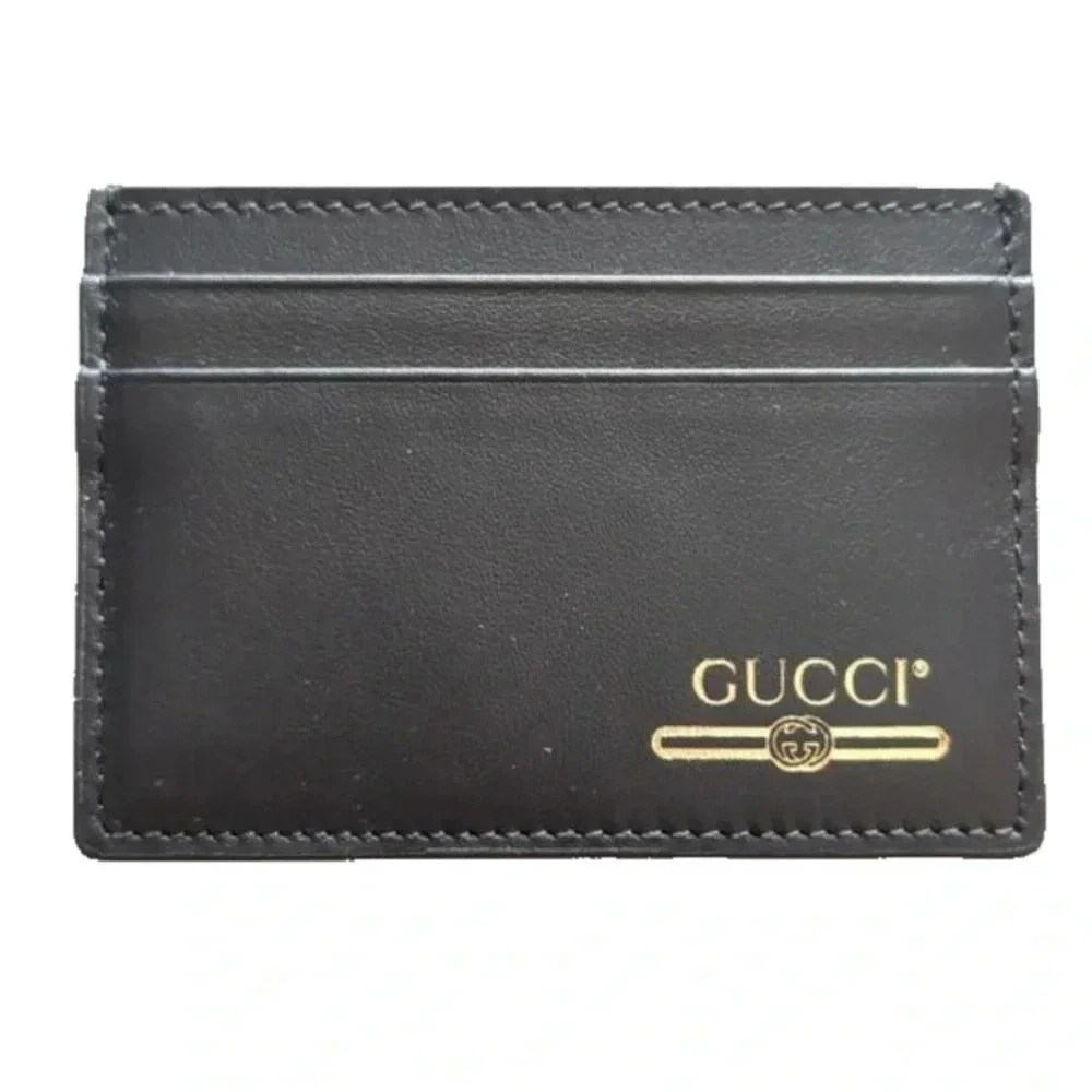 Gucci GG Logo Card Holder in black